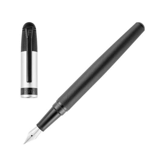 Festina PLUMA ESTILOGRÁFICA CLÁSICA EDICIÓN NEGRA Y PLATEADA