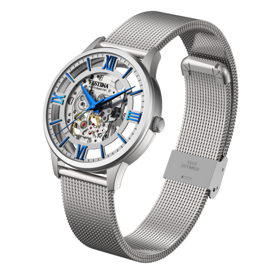 Festina RELOJ DE HOMBRE FESTINA AUTOMATIC SKELETON F20534/1 CON ESFERA PLATEADA