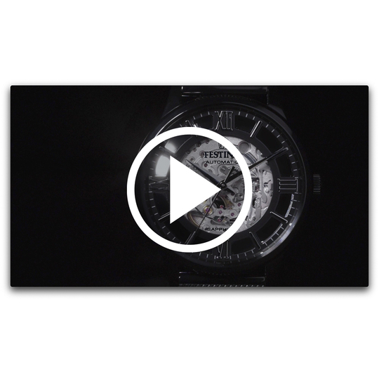 Festina RELOJ DE HOMBRE FESTINA AUTOMATIC SKELETON F20535/1 CON ESFERA NEGRA