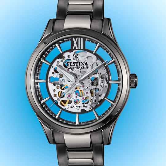 Festina RELOJ DE HOMBRE FESTINA AUTOMATIC SKELETON F20632/1 CON ESFERA NEGRA