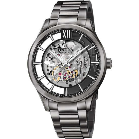 Festina RELOJ DE HOMBRE FESTINA AUTOMATIC SKELETON F20632/1 CON ESFERA NEGRA