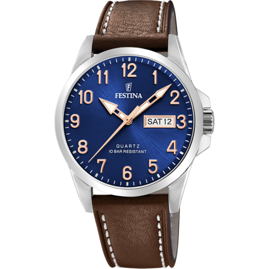 Festina RELOJ DE HOMBRE FESTINA CLASSICS F20358/B CON ESFERA AZUL