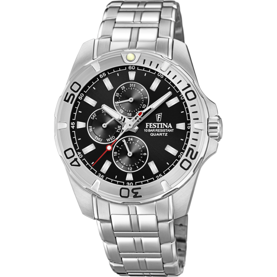 Festina RELOJ DE HOMBRE FESTINA MULTIFUNCIÓN F20445/3 CON ESFERA NEGRA
