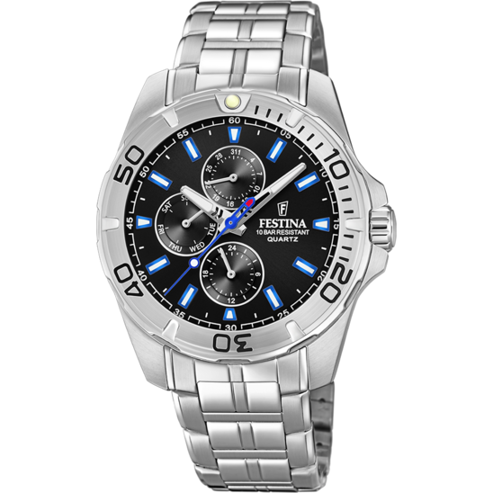 Festina RELOJ DE HOMBRE FESTINA MULTIFUNCIÓN F20445/6 CON ESFERA NEGRA