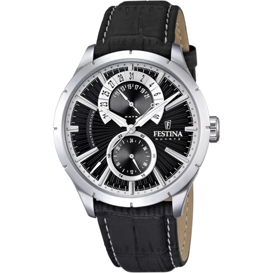 Festina RELOJ DE HOMBRE FESTINA RETRO F16573/3 CON ESFERA NEGRA