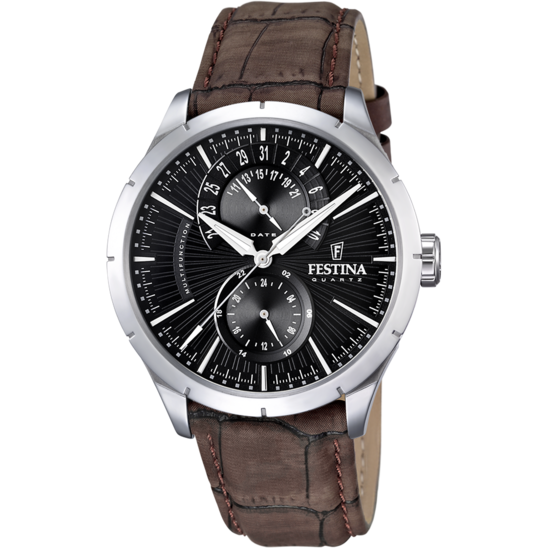 Festina RELOJ DE HOMBRE FESTINA RETRO F16573/4 CON ESFERA NEGRA