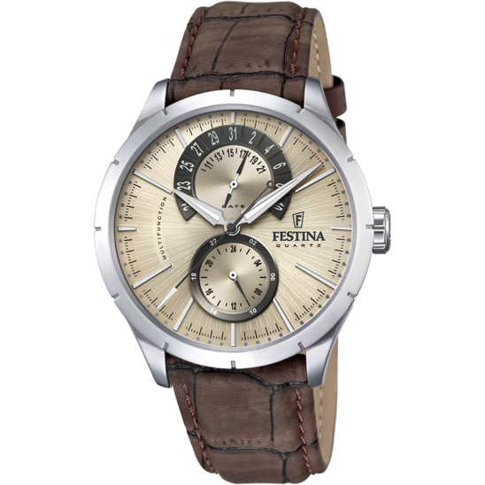 Festina RELOJ DE HOMBRE FESTINA RETRO F16573/9 CON ESFERA BEIGE