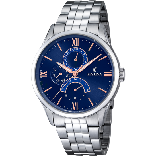 Festina RELOJ DE HOMBRE FESTINA RETRO F16822/3 CON ESFERA AZUL