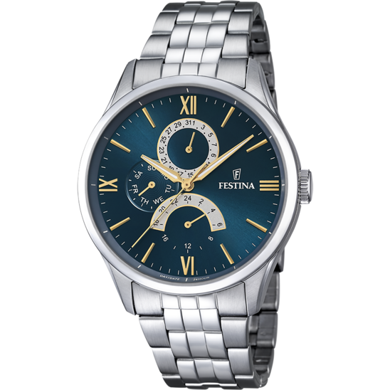 Festina RELOJ DE HOMBRE FESTINA RETRO F16822/A CON ESFERA AZUL