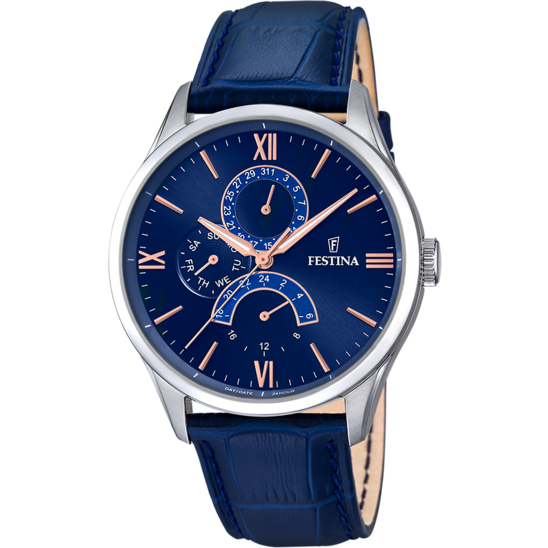 Festina RELOJ DE HOMBRE FESTINA RETRO F16823/3 CON ESFERA AZUL