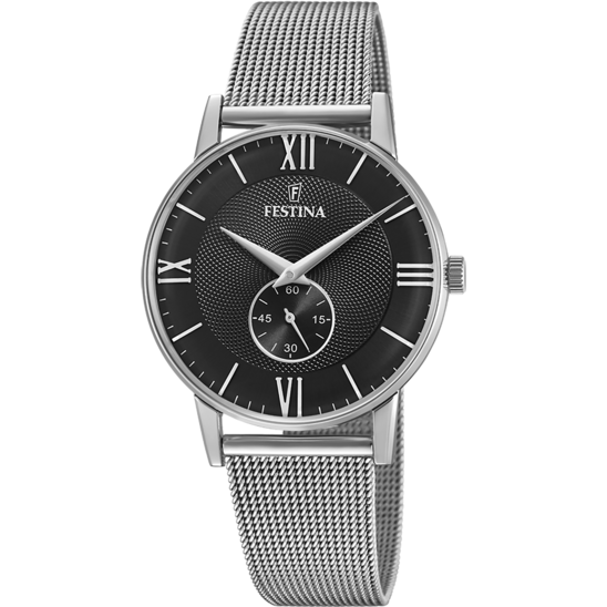 Festina RELOJ DE HOMBRE FESTINA RETRO F20568/4 CON ESFERA NEGRA