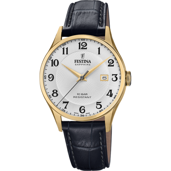 Festina RELOJ DE HOMBRE FESTINA SWISS MADE F20010/1 CON ESFERA PLATEADA