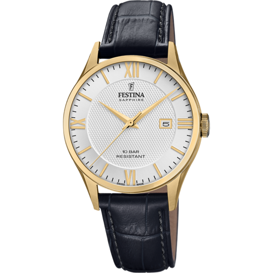 Festina RELOJ DE HOMBRE FESTINA SWISS MADE F20010/2 CON ESFERA PLATEADA