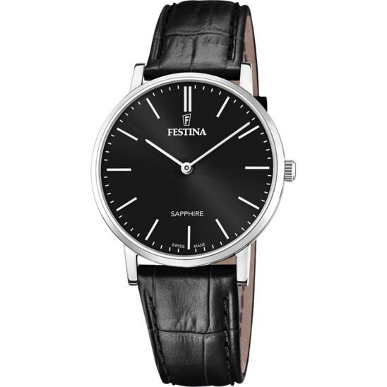 Festina RELOJ DE HOMBRE FESTINA SWISS MADE F20012/4 CON ESFERA NEGRA