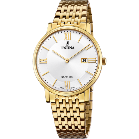 Festina RELOJ DE HOMBRE FESTINA SWISS MADE F20020/1 CON ESFERA PLATEADA