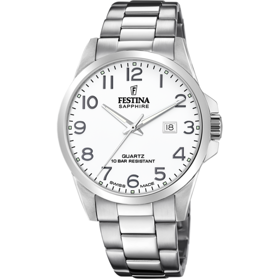 Festina RELOJ DE HOMBRE FESTINA SWISS MADE F20024/1 CON ESFERA PLATEADA