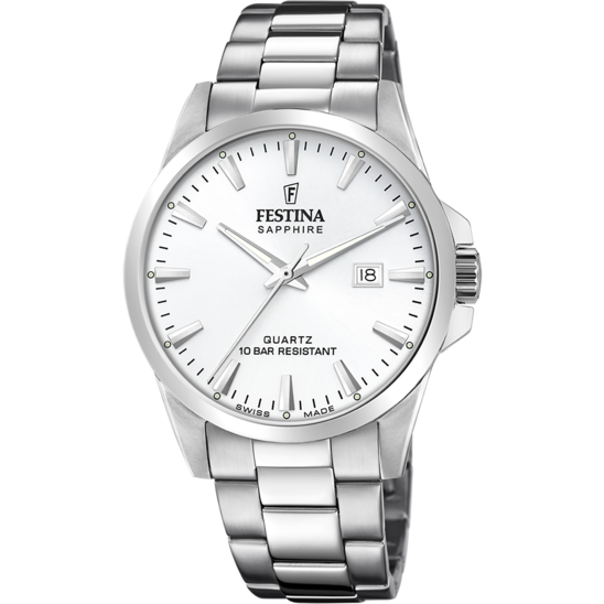 Festina RELOJ DE HOMBRE FESTINA SWISS MADE F20024/2 CON ESFERA PLATEADA