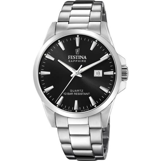 Festina RELOJ DE HOMBRE FESTINA SWISS MADE F20024/4 CON ESFERA NEGRA