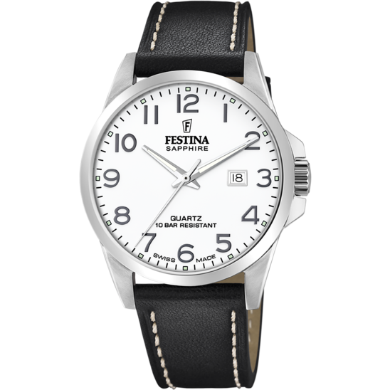 Festina RELOJ DE HOMBRE FESTINA SWISS MADE F20025/1 CON ESFERA PLATEADA