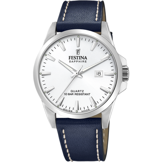 Festina RELOJ DE HOMBRE FESTINA SWISS MADE F20025/2 CON ESFERA PLATEADA
