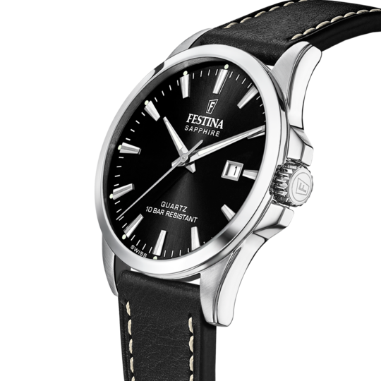 Festina RELOJ DE HOMBRE FESTINA SWISS MADE F20025/4 CON ESFERA NEGRA