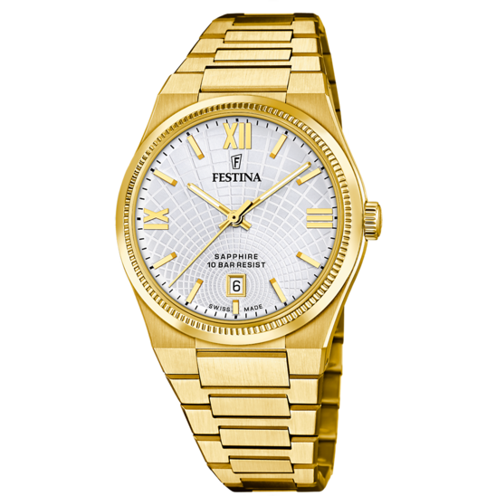 Festina RELOJ DE HOMBRE FESTINA SWISS MADE RIVÉ F20057/1 PLATEADO