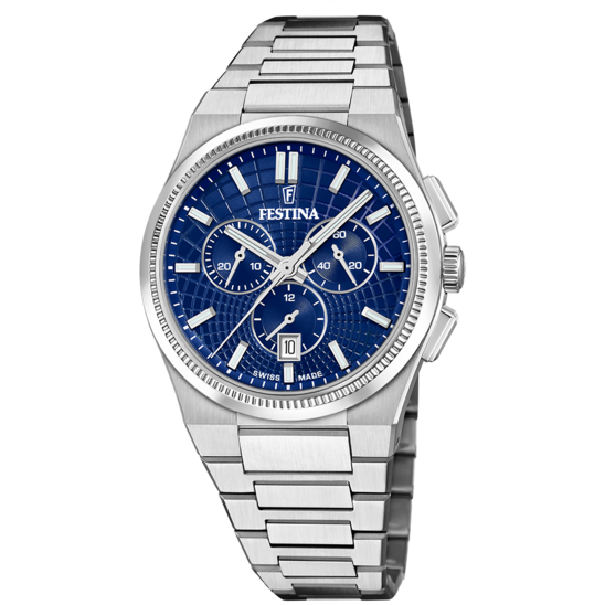Festina RELOJ DE HOMBRE FESTINA SWISS MADE RIVÉ F20059/2 AZUL