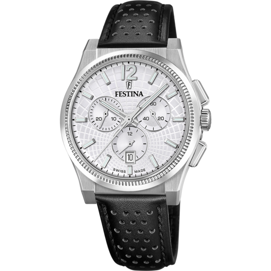 Festina RELOJ DE HOMBRE FESTINA SWISS MADE RIVÉ F20060/1 PLATEADO