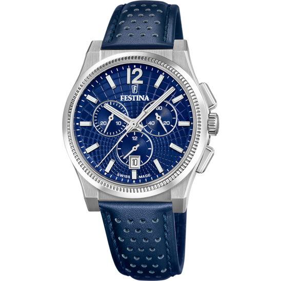 Festina RELOJ DE HOMBRE FESTINA SWISS MADE RIVÉ F20060/2 AZUL