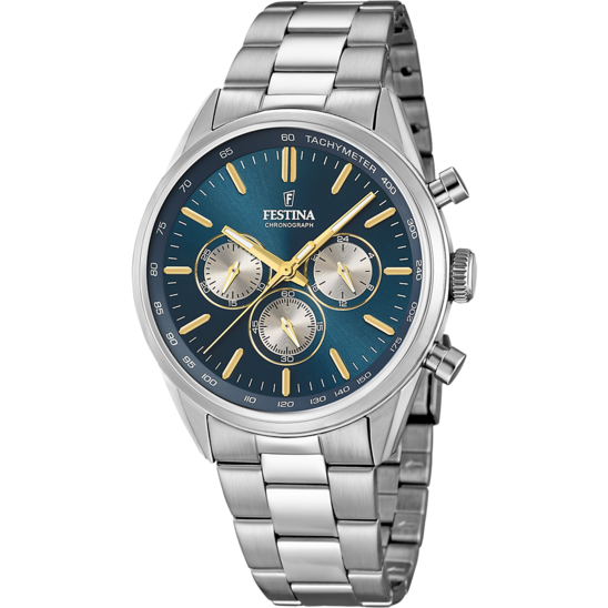 Festina RELOJ DE HOMBRE FESTINA TIMELESS CHRONOGRAPH F16820/C CON ESFERA AZUL