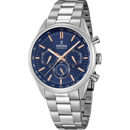 Festina RELOJ DE HOMBRE FESTINA TIMELESS CHRONOGRAPH F16820/A CON ESFERA AZUL