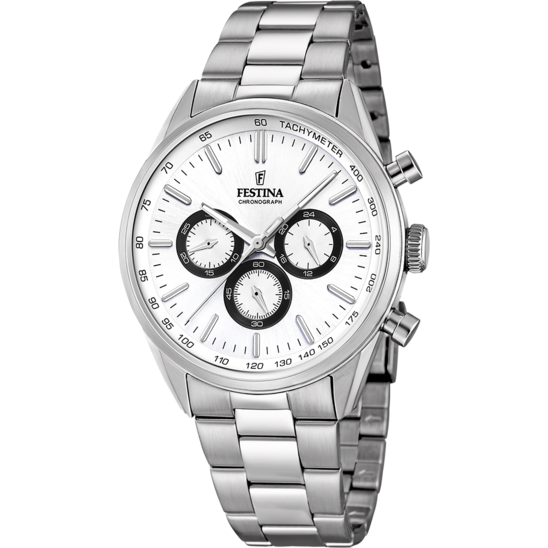 Festina RELOJ DE HOMBRE FESTINA TIMELESS CHRONOGRAPH F16820/Q CON ESFERA BLANCA