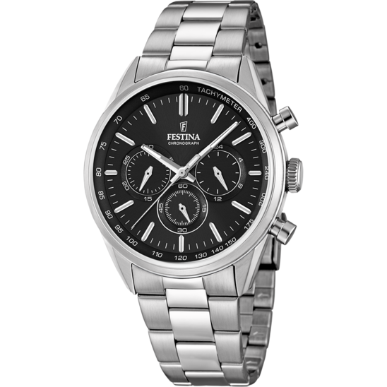 Festina RELOJ DE HOMBRE FESTINA TIMELESS CHRONOGRAPH F16820/4 CON ESFERA NEGRA