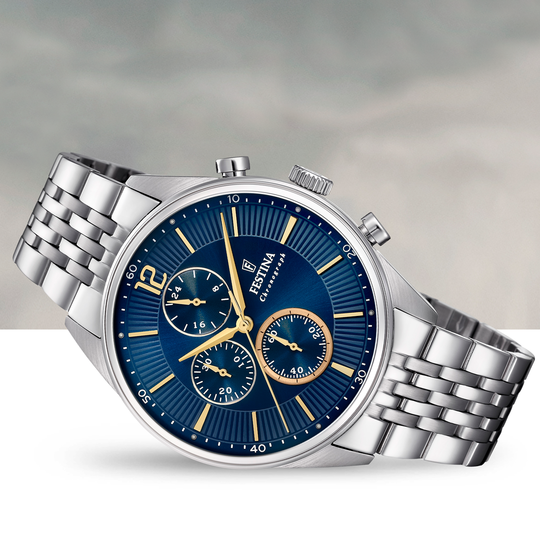 Festina RELOJ DE HOMBRE FESTINA TIMELESS CHRONOGRAPH F20285/3 CON ESFERA AZUL