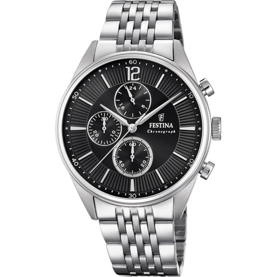 Festina RELOJ DE HOMBRE FESTINA TIMELESS CHRONOGRAPH F20285/4 CON ESFERA NEGRA