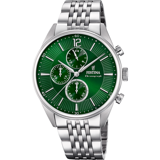 Festina RELOJ DE HOMBRE FESTINA TIMELESS CHRONOGRAPH F20285/8 CON ESFERA VERDE