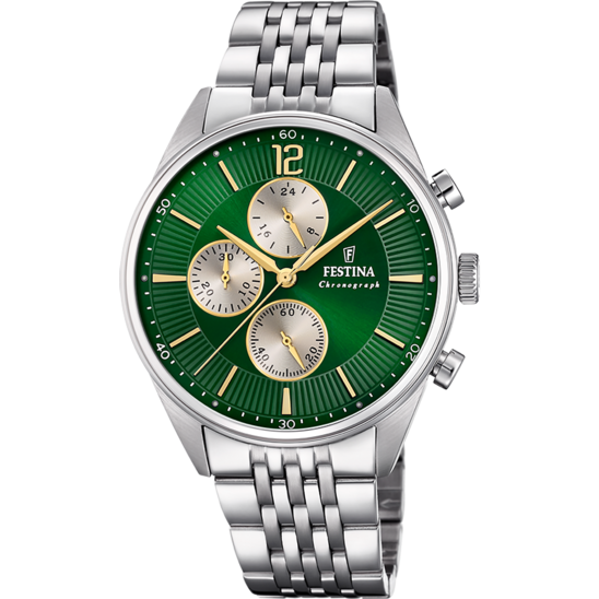 Festina RELOJ DE HOMBRE FESTINA TIMELESS CHRONOGRAPH F20285/9 CON ESFERA VERDE