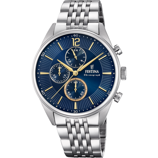 Festina RELOJ DE HOMBRE FESTINA TIMELESS CHRONOGRAPH F20285/3 CON ESFERA AZUL