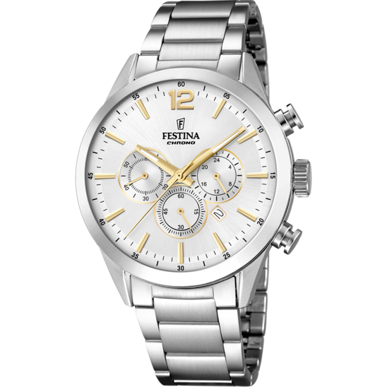 Festina RELOJ DE HOMBRE FESTINA TIMELESS CHRONOGRAPH F20343/1 CON ESFERA PLATEADA