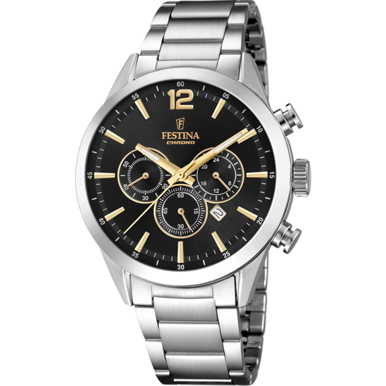 Festina RELOJ DE HOMBRE FESTINA TIMELESS CHRONOGRAPH F20343/4 CON ESFERA NEGRA
