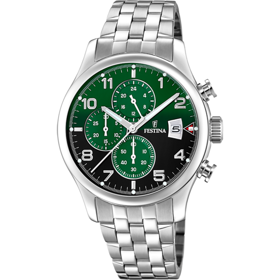 Festina RELOJ DE HOMBRE FESTINA TIMELESS CHRONOGRAPH F20374/7 CON ESFERA VERDE