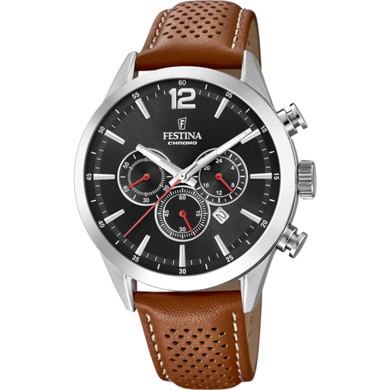 Festina RELOJ DE HOMBRE FESTINA TIMELESS CHRONOGRAPH F20542/6 CON ESFERA NEGRA