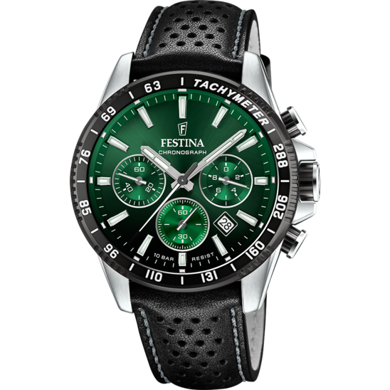Festina RELOJ DE HOMBRE FESTINA TIMELESS CHRONOGRAPH F20561/5 CON ESFERA VERDE