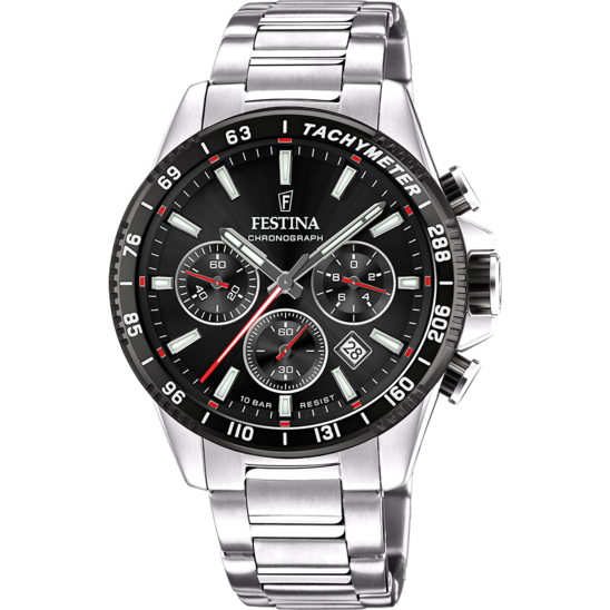 Festina RELOJ DE HOMBRE FESTINA TIMELESS CHRONOGRAPH F20560/6 CON ESFERA NEGRA