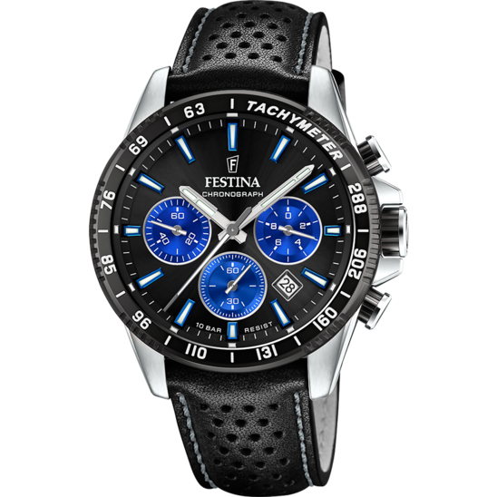 Festina RELOJ DE HOMBRE FESTINA TIMELESS CHRONOGRAPH F20561/6 CON ESFERA NEGRA