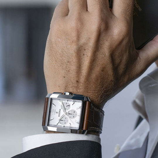 Festina RELOJ DE HOMBRE FESTINA TIMELESS CHRONOGRAPH F20636/1 CON ESFERA PLATEADA