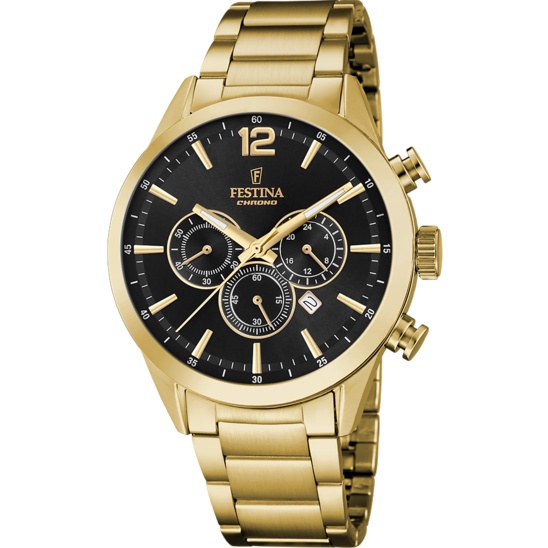 Festina RELOJ DE HOMBRE FESTINA TIMELESS CHRONOGRAPH F20633/3 CON ESFERA NEGRA
