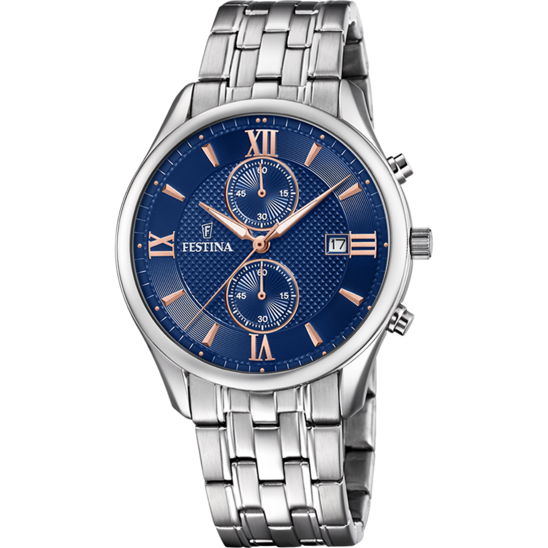 Festina RELOJ DE HOMBRE FESTINA TIMELESS CHRONOGRAPH F6854/6 CON ESFERA AZUL