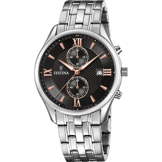 Festina RELOJ DE HOMBRE FESTINA TIMELESS CHRONOGRAPH F6854/7 CON ESFERA NEGRA