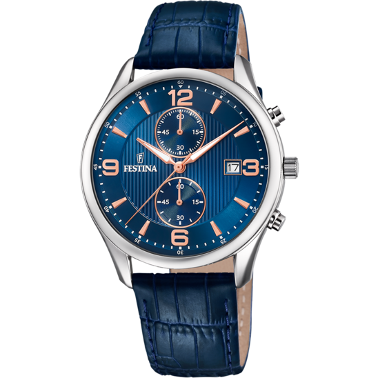 Festina RELOJ DE HOMBRE FESTINA TIMELESS CHRONOGRAPH F6855/6 CON ESFERA AZUL